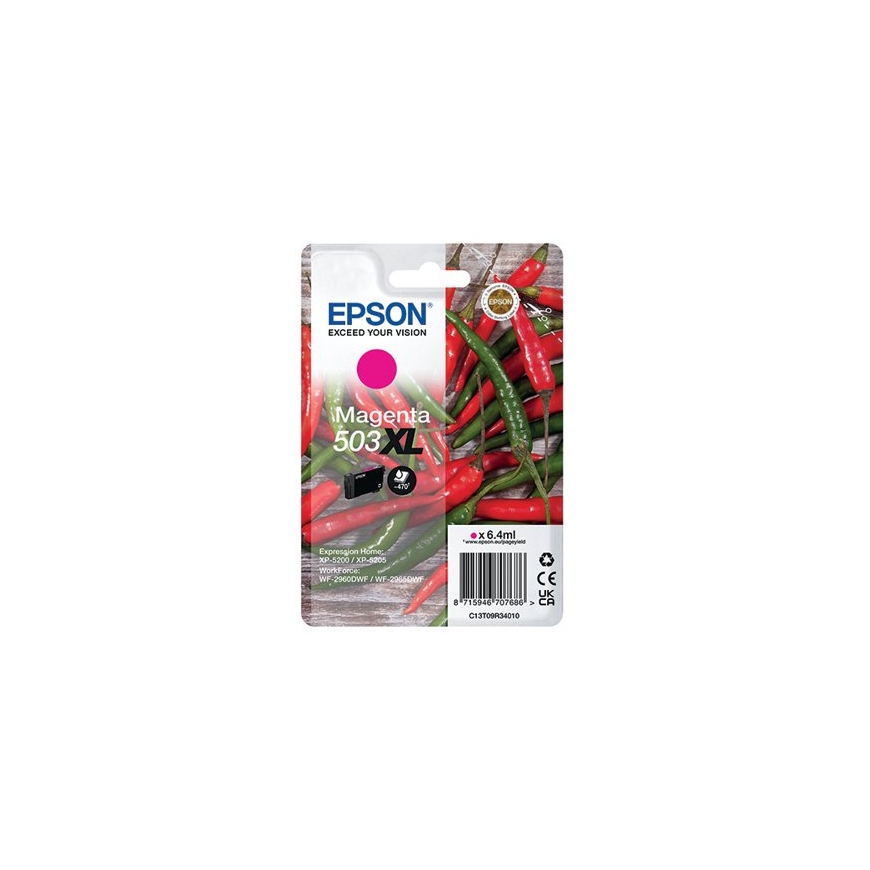 Epson 503XL струйный картридж 1 шт Подлинный Высокая (XL) Пурпурный