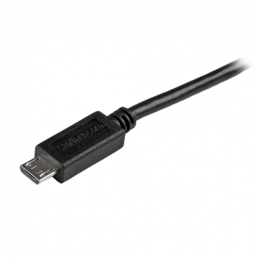 StarTech.com USBAUB1MBK USB-kaapeli USB 2.0 1 m USB A Micro-USB B Musta – 3