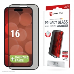 Displex 02016 Mobiliojo telefono ekrano arba nugarėlės apsaugos priemonė Privatumo ekrano aspauga Apple 1 vnt