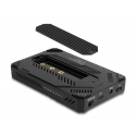DeLOCK 42020 cieto disku uzglabāšanas sistēma HDD/SSD korpuss Melns 2.5" DeLOCK 42020 cieto disku uzglabāšanas sistēma HDD/SSD korpuss Melns 2.5"