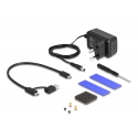 DeLOCK 42020 kõvakettaboks HDD/SSD ümbris Must 2.5" DeLOCK 42020 kõvakettaboks HDD/SSD ümbris Must 2.5"