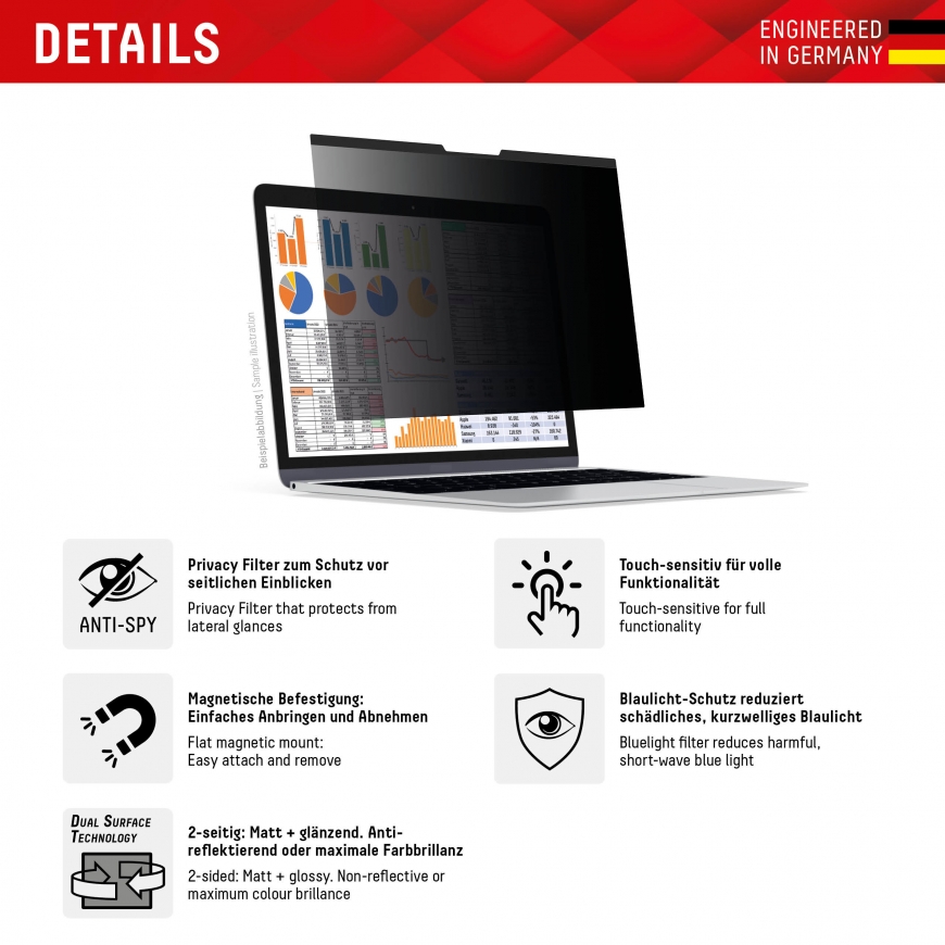 Displex 01761 display privacy filter – 2