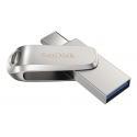 SanDisk Ultra Dual Drive Luxe USB zibatmiņa 2 TB USB Type-A / USB Type-C 3.2 Gen 1 (3.1 Gen 1) Sudra
