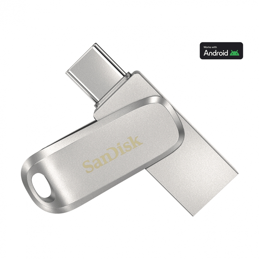 SanDisk Ultra Dual Drive Luxe USB atmintukas 2 TB USB Type-A / USB Type-C 3.2 Gen 1 (3.1 Gen 1) Sida – 3