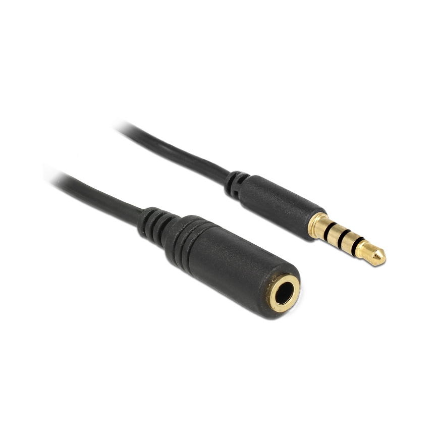 DeLOCK 84716 audio cable 0.5 m 3.5mm Black