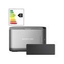 Komplektā: EcoFlow Glacier 55L portatīvais ledusskapis + 298Wh akumulators.