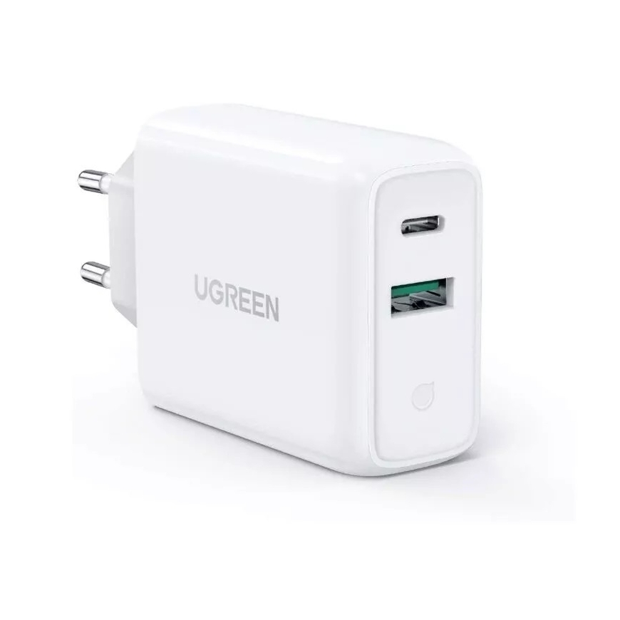 Ugreen 60468 mobiliojo įrenginio kroviklis Planšetinis kompiuteris, Telefonas, Universalus Balta AC 