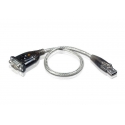 ATEN UC232A-AT seriālais kabelis Nerūsējošs tērauds, Caurspīdīgs, Melns 0,35 m USB Type-A DB-9 ATEN UC232A-AT seriālais kabelis Nerūsējošs tērauds, Caurspīdīgs, Melns 0,35 m USB Type-A DB-9