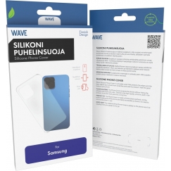 Wave silikona apvalks, Samsung Galaxy S25 Edge 5G, caurspīdīgs