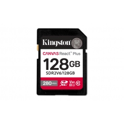Kingston Technology Canvas React Plus 128 GB SDXC UHS-II Klass 10