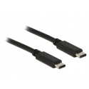 DeLOCK Type-C 2.0 - USB Type-C 2.0, 1 m USB cable USB 2.0 USB C Black DeLOCK Type-C 2.0 - USB Type-C 2.0, 1 m USB cable USB 2.0 USB C Black