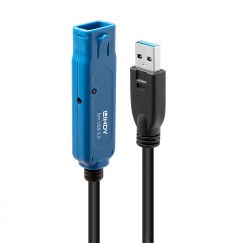 Lindy 43158 USB kabelis USB 3.2 Gen 1 (3.1 Gen 1) 8 m USB A Melns
