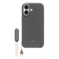 Apple MGY54LL/A чехол для мобильного телефона 16 cm (6.3") Крышка Гранит, Серый