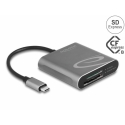 DeLOCK 91000 kortinlukija USB 3.2 Gen 2 (3.1 Gen 2) Type-C Harmaa DeLOCK 91000 kortinlukija USB 3.2 Gen 2 (3.1 Gen 2) Type-C Harmaa