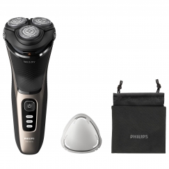 Philips S3242/12 бритва для мужчин Бритвенная головка Триммер Черный, Золото