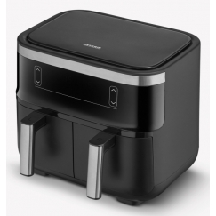 Severin FR 2463 Double 8 L Stand-alone 2600 W Hot air fryer Black