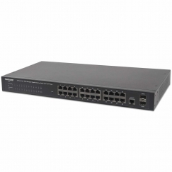 Intellinet 560559 verkkokytkin Hallittu Gigabit Ethernet (10/100/1000) Power over Ethernet -tuki Mus