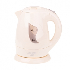 Adler AD 08b elektrinis virdulys 1 L 850 W Rusvai gelsvas