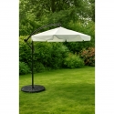 Extralink Black Forest Garden Umbrella with Side Panels, Large 3m Beige Cantilever Extralink Black Forest Garden Umbrella with Side Panels, Large 3m Beige Cantilever
