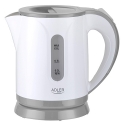 Adler AD 1371G vedenkeitin 0,8 L 800 W Valkoinen, Harmaa Adler AD 1371G vedenkeitin 0,8 L 800 W Valkoinen, Harmaa