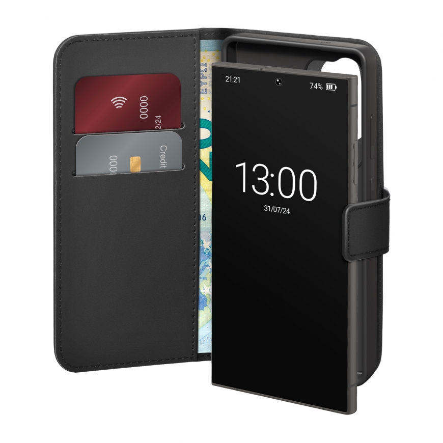 SBS PUSGS26UBOOKC8BL mobile phone case 17.5 cm (6.9") Wallet case Black – 2