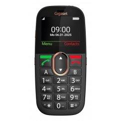 Gigaset GL695 5,87 cm (2.31") 113 g Musta Senioripuhelin