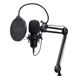 Trust GXT 270 Emita II+ Melns Raidierakstu mikrofons