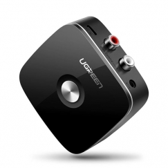 Ugreen 30445 bezvadu audio raidītājs 3,5 mm 10 m Melns