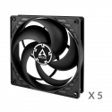 ARCTIC P14 Value Pack Datora korpusam Ventilators 14 cm Melns
