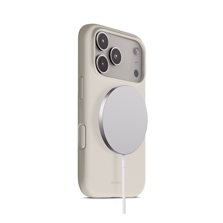 Crong Color Cover Magnetic Case with MagSafe for iPhone 17 Pro Max - Stone
