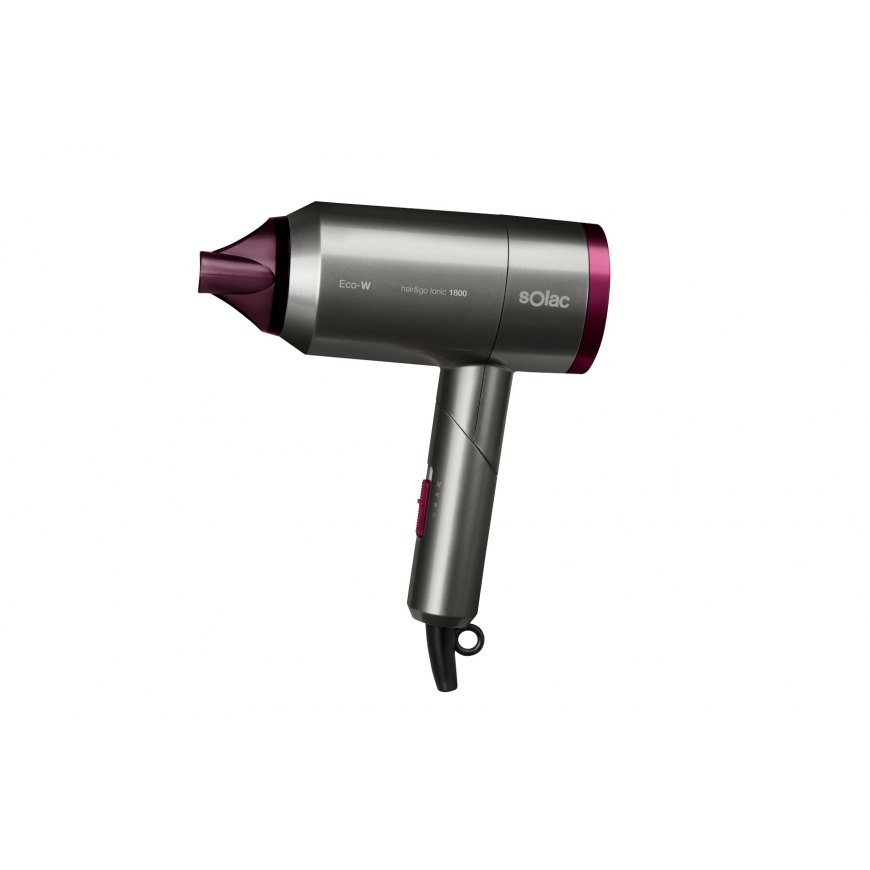 Solac Hair&Go Ionic föön 2000 W Hall, Lilla