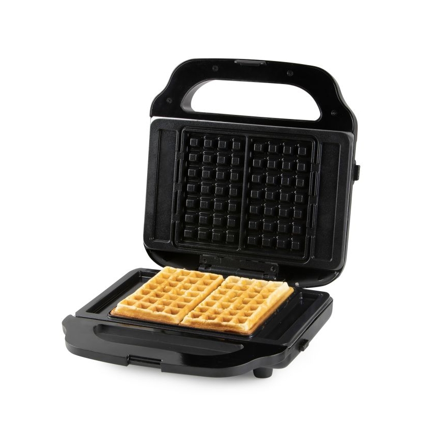 Domo DO9291C, 3 Platten 2 waffle(s) 1400 W Black – 4