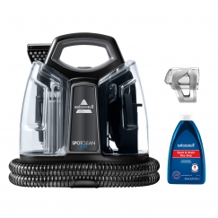 Bissell SpotClean Plus matonpuhdistuskone Märkä Musta, Läpinäkyvä
