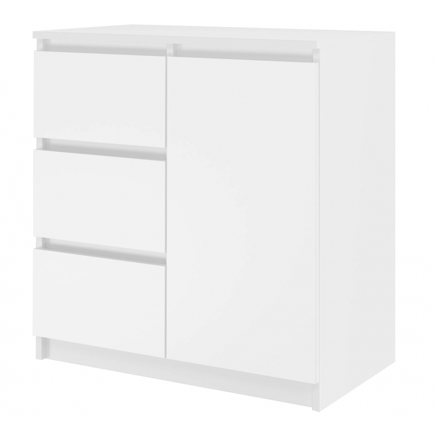 Topeshop 1D3S BIEL KPL komoda