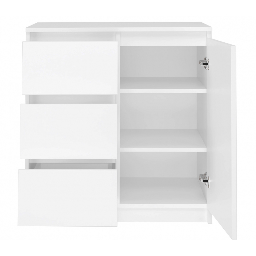 Topeshop 1D3S BIEL KPL komoda – 2
