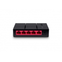 Mercusys MS105G verkkokytkin Hallitsematon Gigabit Ethernet (10/100/1000) Musta Mercusys MS105G verkkokytkin Hallitsematon Gigabit Ethernet (10/100/1000) Musta