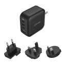 UNITEK Travel Quad Universal Black AC Indoor UNITEK Travel Quad Universal Black AC Indoor