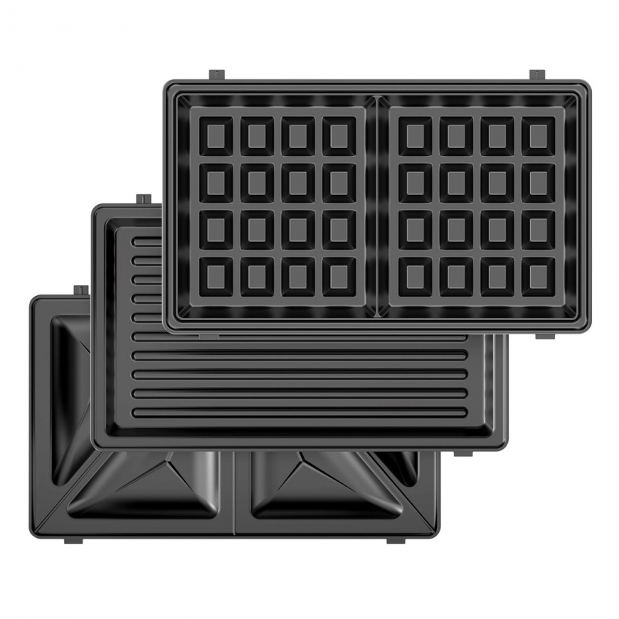 Solac S96804300 sandwich maker 750 W Black, Stainless steel – 2