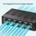 TP-Link 5-Port 10/100/1000Mbps Desktop Network Switch TP-Link 5-Port 10/100/1000Mbps Desktop Network Switch