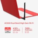 Mercusys MU6H võrgukaart WLAN 650 Mbit/s Mercusys MU6H võrgukaart WLAN 650 Mbit/s