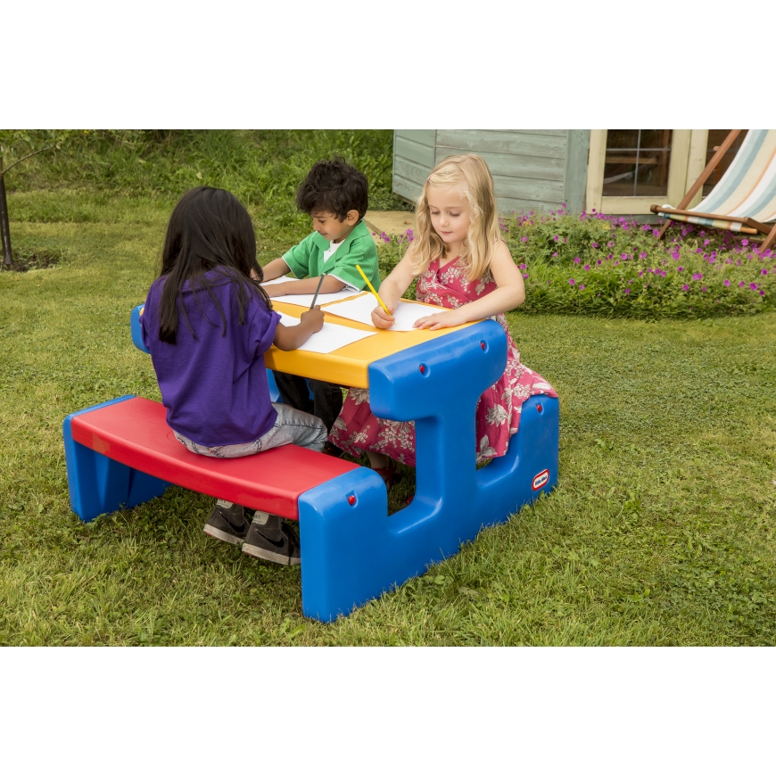 Little Tikes Large Picnic Table Primary – 3