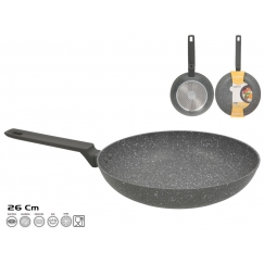 Pannu 26 cm, graniitti-efekti, 5,2 x 46,5 x 26 cm, KITCHEN&GO