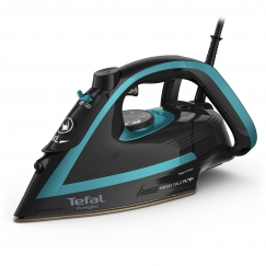 Tefal Puregliss FV8066 Утюг для сухой глажки и отпаривания Durilium AirGlide Autoclean soleplate 3000 W Черный, Синий
