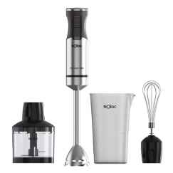 Solac Pro Chef 1502 Kannettava blenderi 1500 W Musta, Ruostumaton teräs