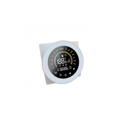 SmartWise WiFi smart thermostat COLOR, eWeLink app compatible, Type 'C' (dry contact), white front panel, colour touch display