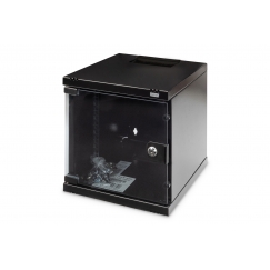 Digitus DN-10-06U-B телекоммуникационная стойка 6U Монтируемая на стену стойка Черный