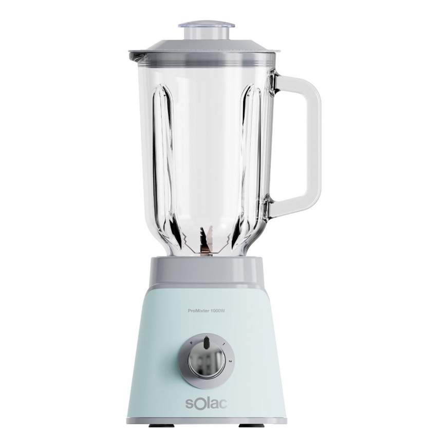 Solac ProMixter 1000 1,5 L Pastatomas trintuvas 1000 W Pilka, Mėtų spalva, Permatomas
