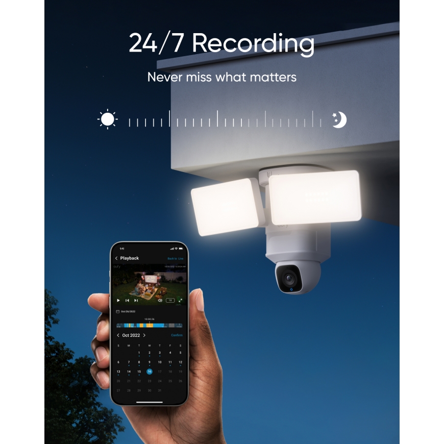 Eufy T8426321 drošības/tīkla kamera Kupols IP drošības kamera Iekštelpu un āra 1920 x 1080 pikseļi P – 5