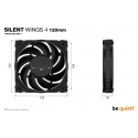be quiet! SILENT WINGS 4 | 120mm Computer case Fan 12 cm Black 1 pc(s) be quiet! SILENT WINGS 4 | 120mm Computer case Fan 12 cm Black 1 pc(s)