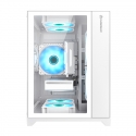 GameMax Infinity Mini WH „Micro Tower“ Balta GameMax Infinity Mini WH „Micro Tower“ Balta